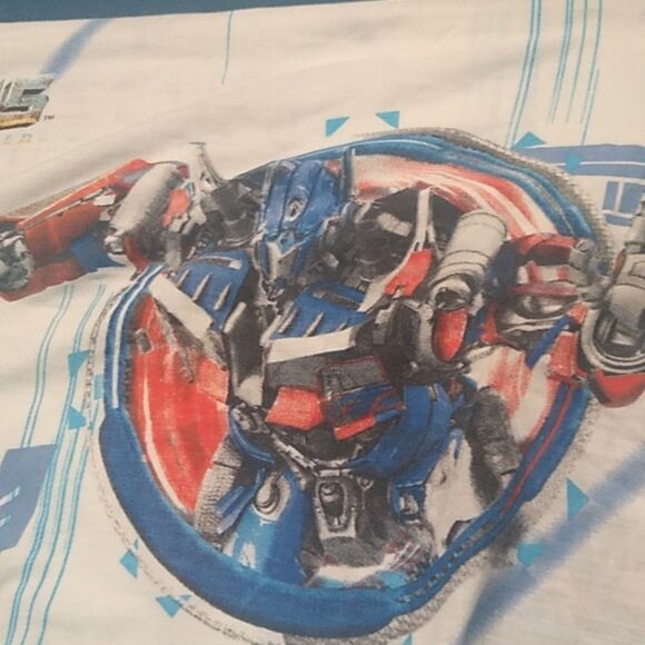 Hasbro Transformers 2009 Full size Bedding SheetsTwo pillow cases- Blue and Red - Picture 3 of 8